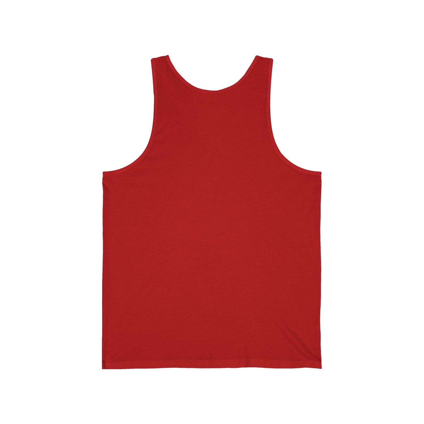 Unisex Jersey Tank with JASE4REAL, Cool Graphic Tee, Summer Casual Wear, Stylish Workout Top, Gift for Trendsetters, Festival Outfit