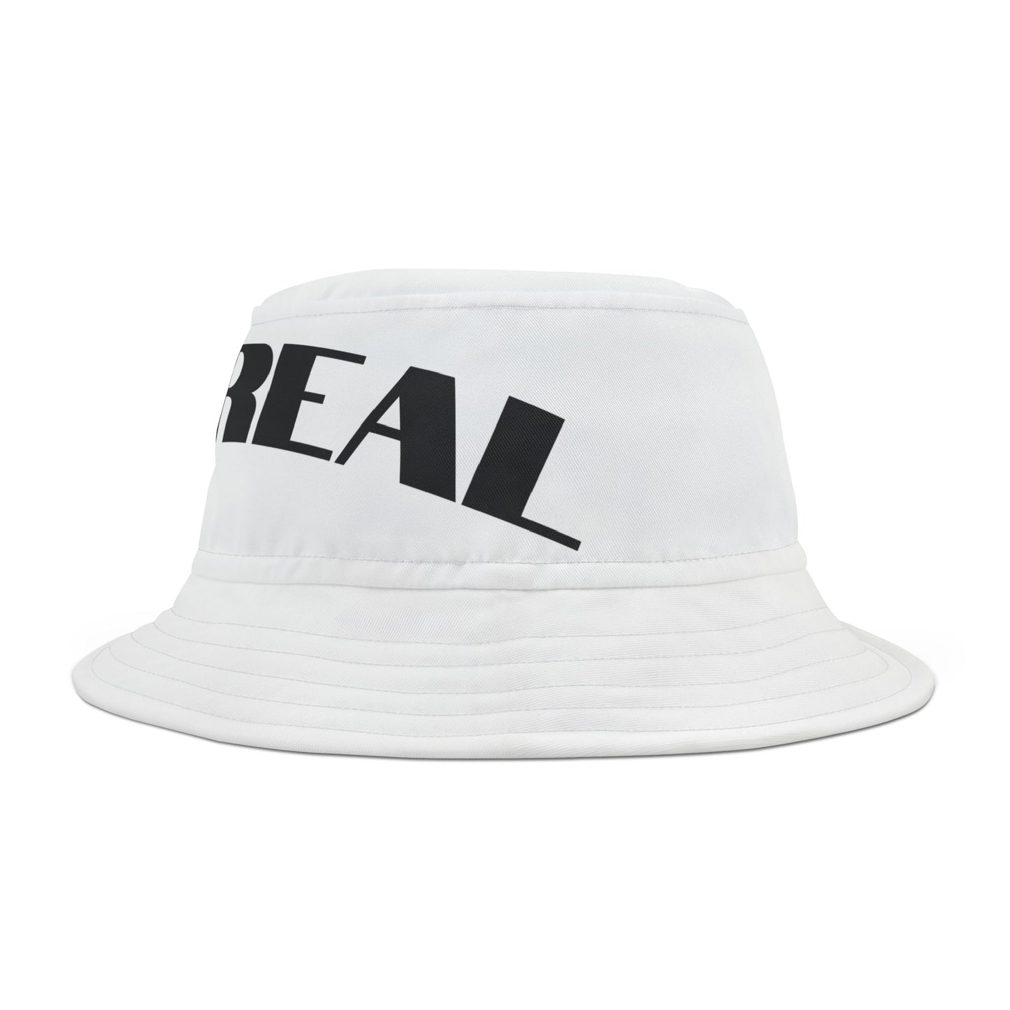 Trendy Bucket Hat with ‘CHASE4REAL’ Design | Stylish Summer Accessory for Festivals, Beach Days, and Everyday Wear