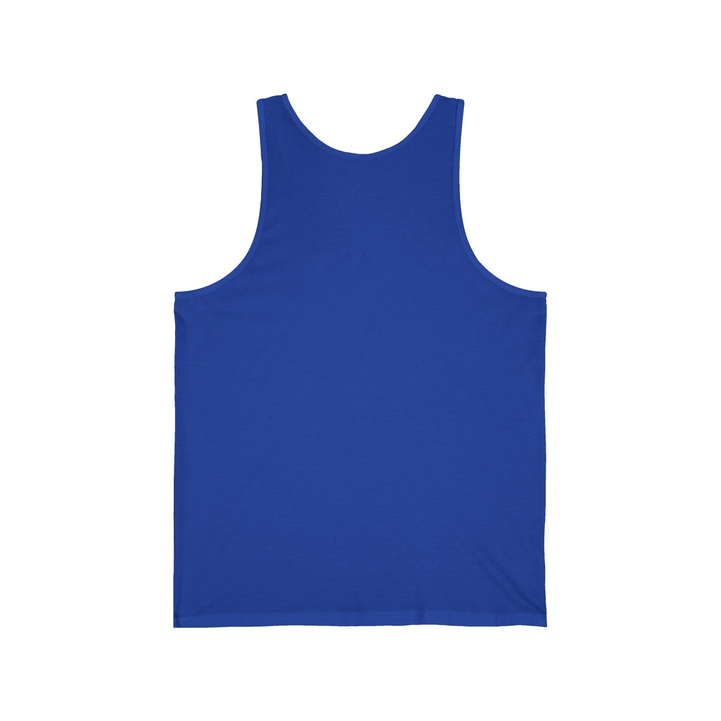 Unisex Jersey Tank with JASE4REAL, Cool Graphic Tee, Summer Casual Wear, Stylish Workout Top, Gift for Trendsetters, Festival Outfit
