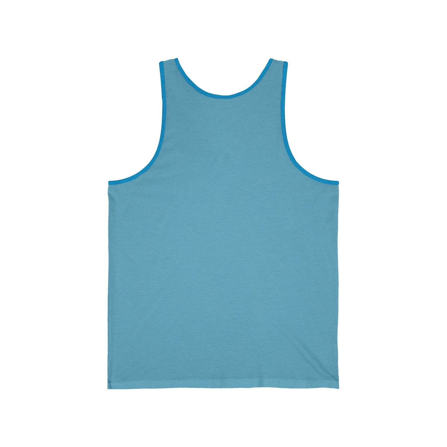Unisex Jersey Tank with JASE4REAL, Cool Graphic Tee, Summer Casual Wear, Stylish Workout Top, Gift for Trendsetters, Festival Outfit