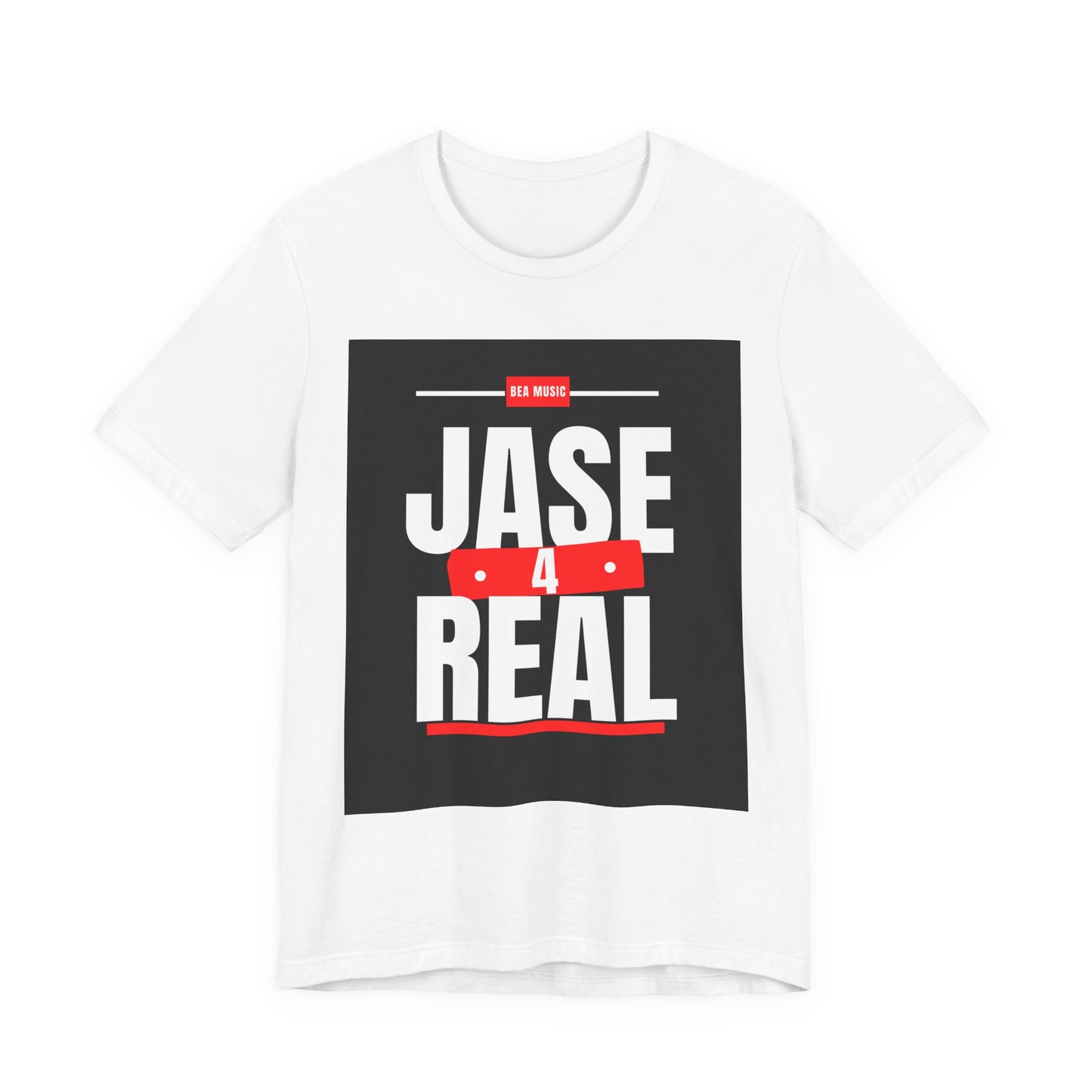Jase 4 Real Tee - Fun Graphic T-Shirt for Casual Wear, Gift for Friends, Birthday Party, Everyday Style, Unisex Shirt