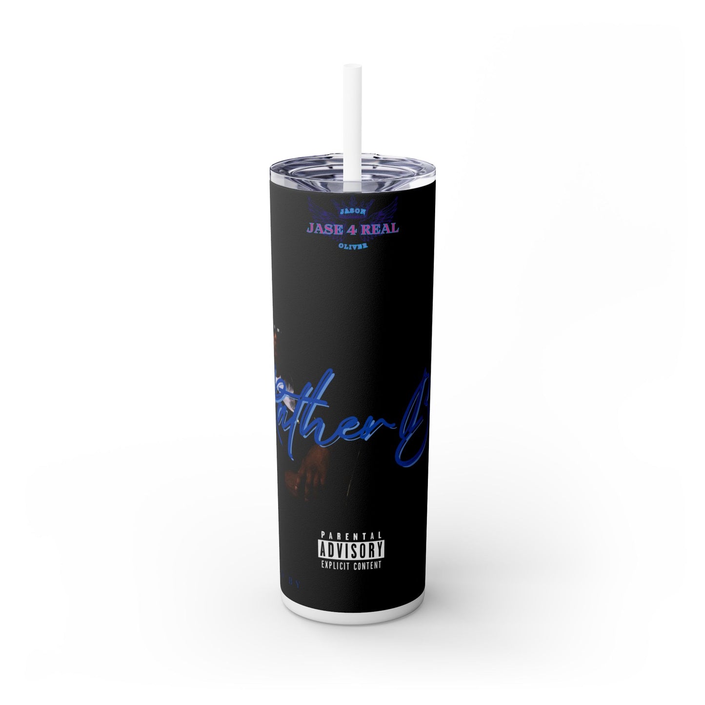 Copy of Skinny Tumbler with Straw, 20oz