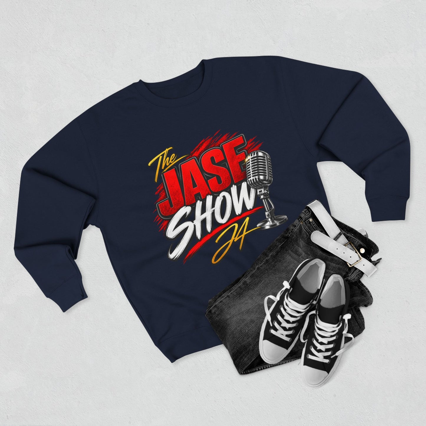 Jase Show Sweatshirt Design, Unisex Crewneck, Gift for Him/Her, Streetwear Style, Casual Wear, Birthday Gift