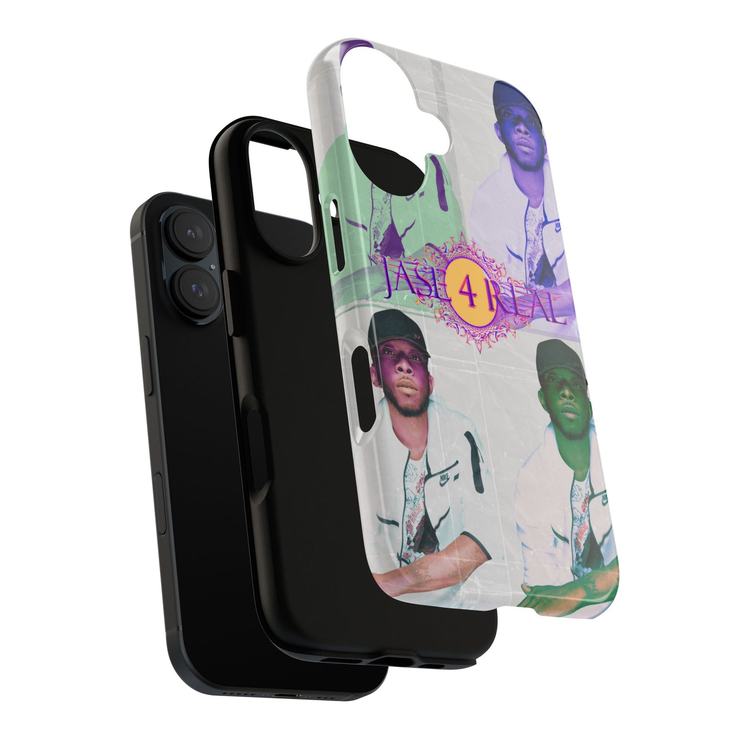 Colorful Phone Case, Tough Cases for iPhone, Unique Phone Cover, Artist Design Case, Gift for Music Lovers, Vibrant Phone Accessory