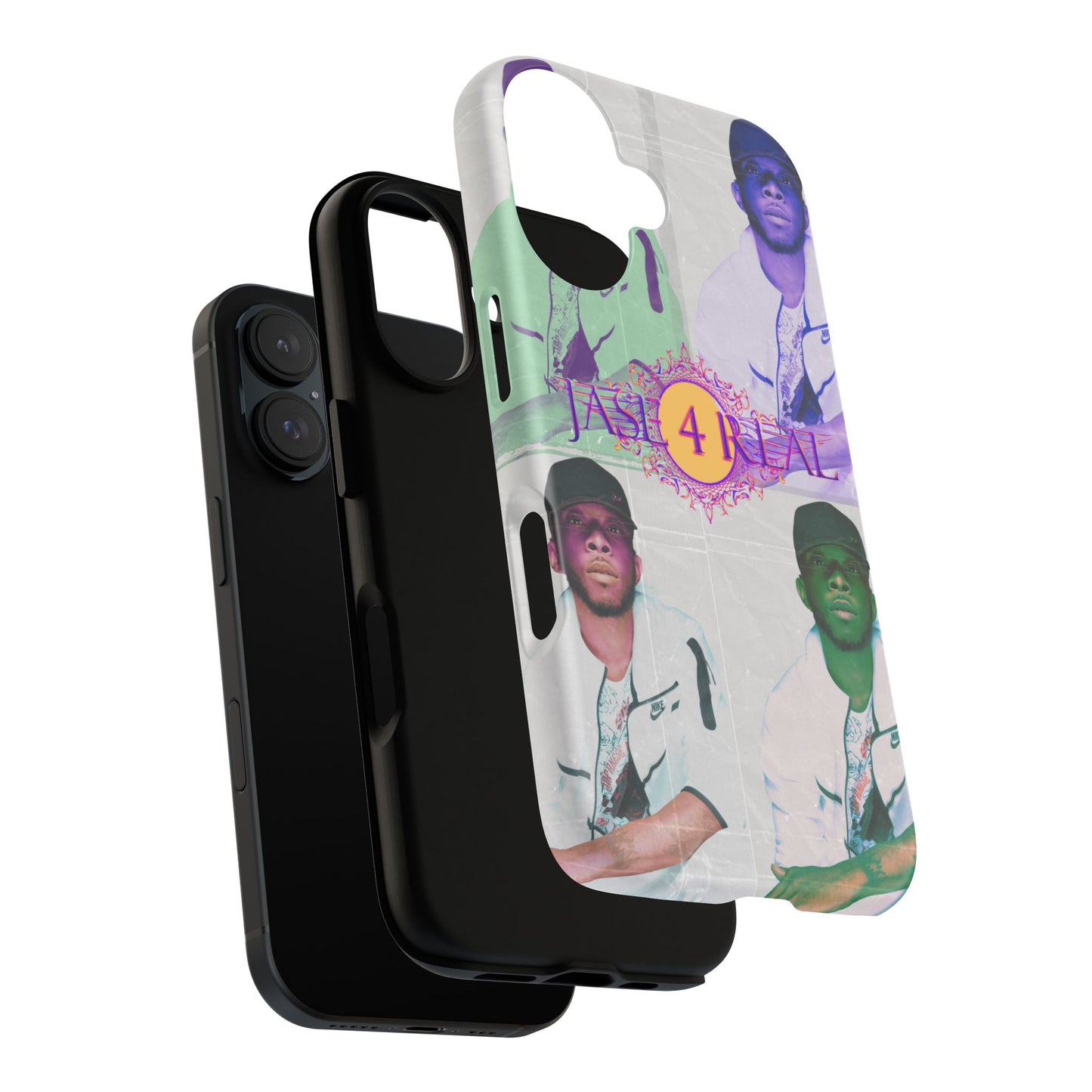 Colorful Phone Case, Tough Cases for iPhone, Unique Phone Cover, Artist Design Case, Gift for Music Lovers, Vibrant Phone Accessory