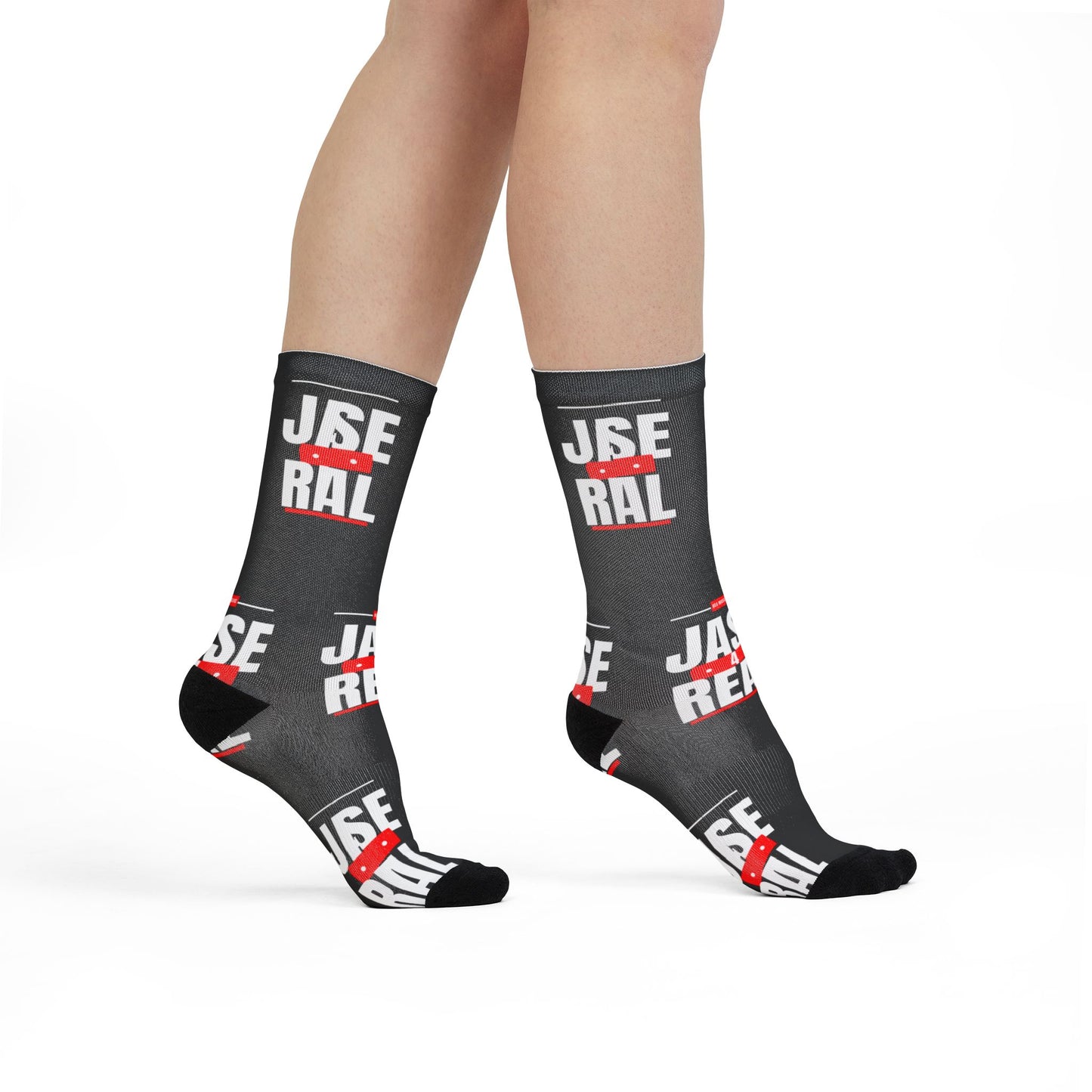 Sublimation Crew Socks with Trendy Text Design, Stylish Gift for Friends, Cozy Everyday Wear, Perfect for Sports & Casual Outfits, [...]