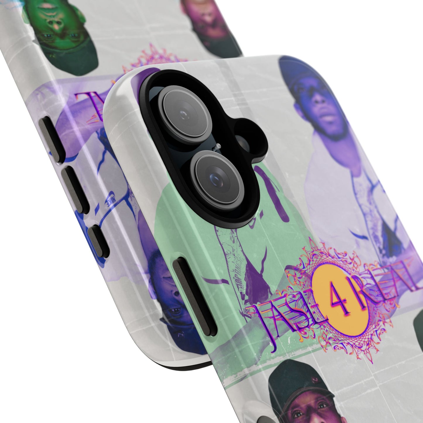 Colorful Phone Case, Tough Cases for iPhone, Unique Phone Cover, Artist Design Case, Gift for Music Lovers, Vibrant Phone Accessory